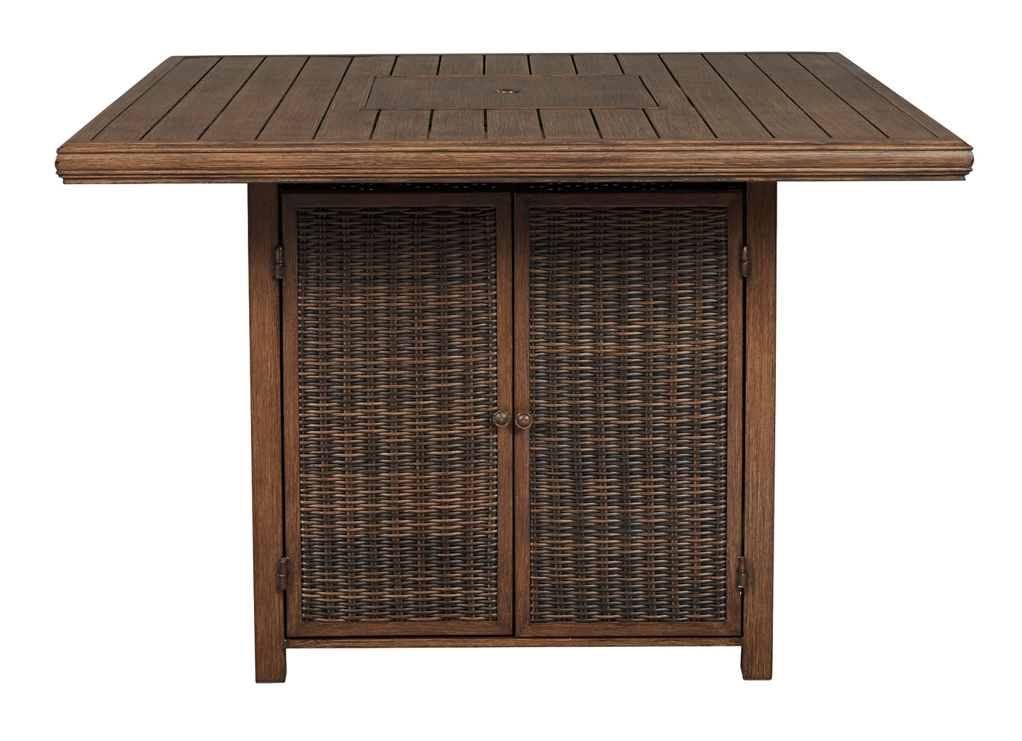 Paradise Trail Square Bar Table w/Fire Pit