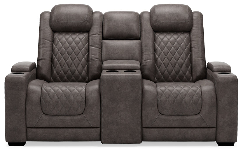 HyllMont PWR REC Loveseat/CON/ADJ HDRST
