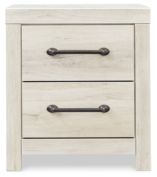 Cambeck Panel Headboard With Mirrored Dresser, Chest And 2 Nightstands