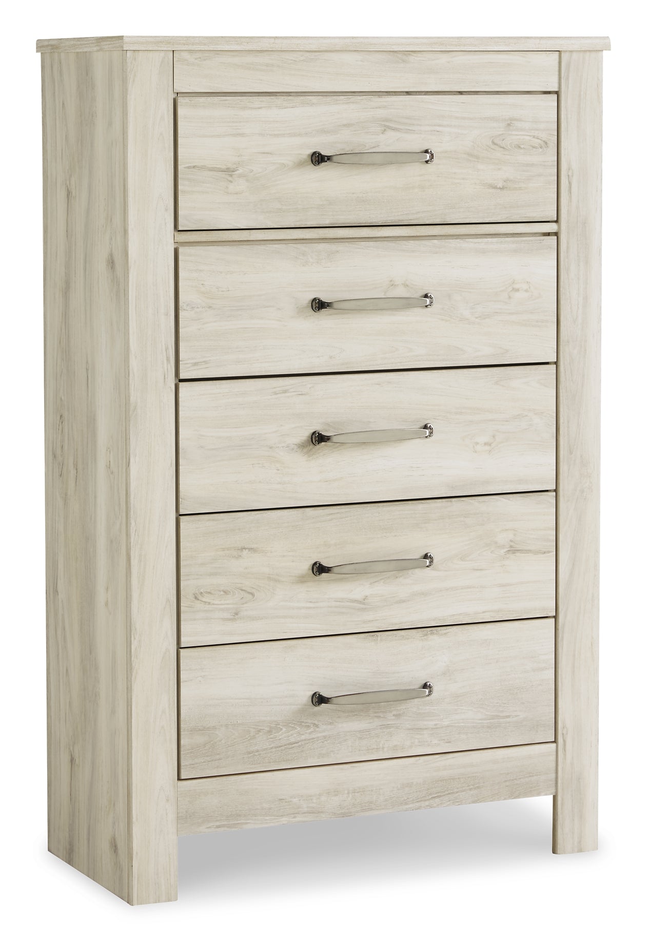 Bellaby Platform Bed With 2 Storage Drawers With Mirrored Dresser, Chest And 2 Nightstands