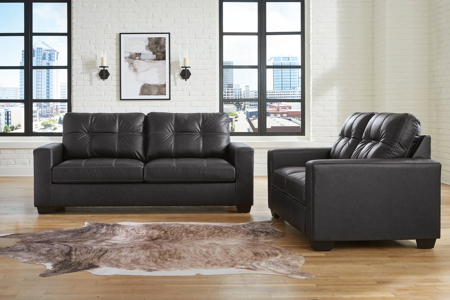 Barlin Mills Sofa and Loveseat