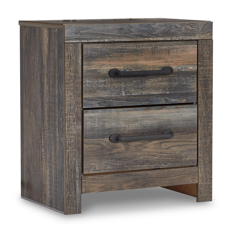 Drystan King Panel Bookcase Bed with Mirrored Dresser