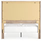 Senniberg Queen Panel Bed with Mirrored Dresser and Nightstand