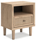 Cielden King Panel Headboard with Mirrored Dresser and 2 Nightstands
